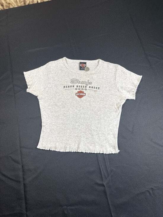 Harley-Davidson Tops - Vintage 2000 Harley-Davidson Sturgis Black Hills Rally 60th Baby Tee Size S